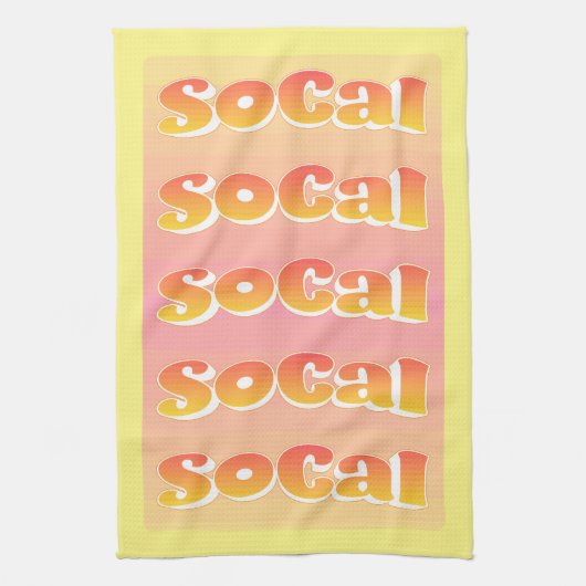 Linge De Cuisine Motif SoCal (Vertical)