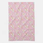 Linge De Cuisine Motif Solstice Hedwig Rose (Vertical)