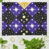 Linge De Cuisine Motif spatial (Plié)