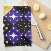 Linge De Cuisine Motif spatial (Quart Plié)