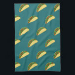 Linge De Cuisine Motif Taco Deep Green<br><div class="desc">Décorez votre cuisine avec cette mignonne serviette. Fait un grand ménage ou cadeau d'anniversaire! Vous pouvez le customiser et ajouter du texte. Consultez ma boutique pour trouver beaucoup plus de couleurs et de motifs plus des trucs de cuisine assortis!</div>
