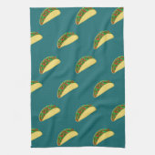 Linge De Cuisine Motif Taco Deep Green (Vertical)