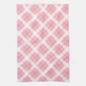 Linge De Cuisine Motif Tartan Rose Et Blanc (Vertical)