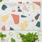 Linge De Cuisine Motif Terrazzo (Plié)