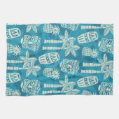 Linge De Cuisine Motif Tiki moderne du milieu du siècle rétro (Horizontal)