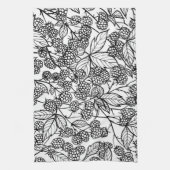 Linge De Cuisine Motif tiré à la main des framboises (Vertical)