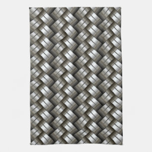 Linge De Cuisine Motif tissé en métal
