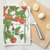 Linge De Cuisine Motif Tomates (Quart Plié)