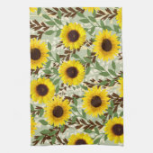 Linge De Cuisine Motif tournesol (Vertical)