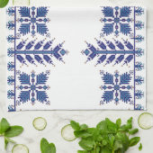 Linge De Cuisine Motif traditionnel, Motif traditionnel roumain T-S (Plié)