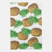 Linge De Cuisine Motif transparent avec ananas (Vertical)
