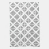 Linge De Cuisine Motif triangle gris tendance (Vertical)