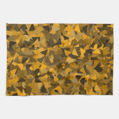 Linge De Cuisine Motif Triangle Orange Marron (Horizontal)