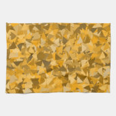 Linge De Cuisine Motif Triangle Orange Marron (Horizontal)