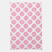 Linge De Cuisine Motif triangle rose tendance (Vertical)
