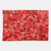 Linge De Cuisine Motif Triangle Rouge (Horizontal)