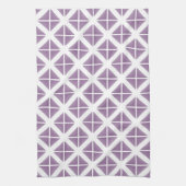 Linge De Cuisine Motif triangle tendance violet (Vertical)