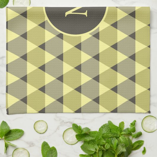 Linge De Cuisine Motif triangles (Plié)