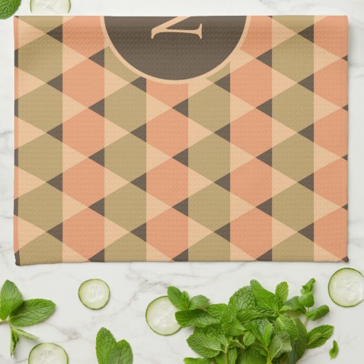 Linge De Cuisine Motif triangles (Plié)