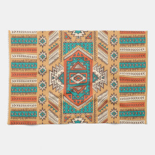 Linge De Cuisine Motif tribale, parfait pour la décoration.