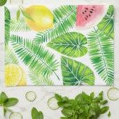 Linge De Cuisine Motif tropical (Plié)