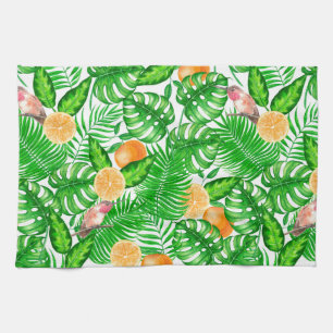 Linge De Cuisine Motif tropical, colibris II