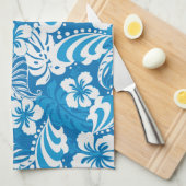 Linge De Cuisine Motif tropical de ketmie (Quart Plié)