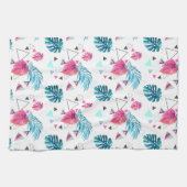 Linge De Cuisine Motif tropical de triangle de feuille (Horizontal)