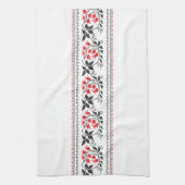 Linge De Cuisine Motif tulipe rouge (Vertical)