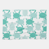 Linge De Cuisine Motif turquoise de tortue (Horizontal)