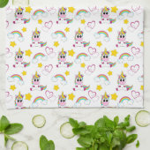 Linge De Cuisine Motif Unicorn (Plié)