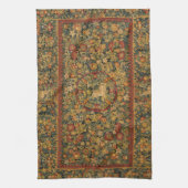 Linge De Cuisine Motif Unicorne Floral (Vertical)