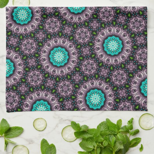 Linge De Cuisine Motif unique Abstrait (Plié)