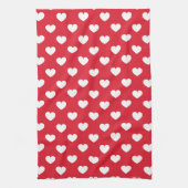 Linge De Cuisine Motif Valentine Arrière - plan Avec Coeur Amour (Vertical)