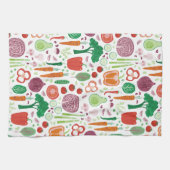 Linge De Cuisine Motif végétal moderne (Horizontal)