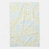 Linge De Cuisine Motif vert Aqua Floral Damask (Vertical)