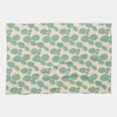 Linge De Cuisine Motif vert et rose de cactus (Horizontal)