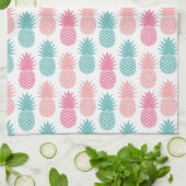 Linge De Cuisine Motif vintage d'ananas (Plié)