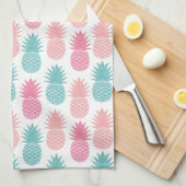 Linge De Cuisine Motif vintage d'ananas (Quart Plié)