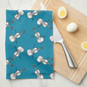 Linge De Cuisine Motif violon (Quart Plié)