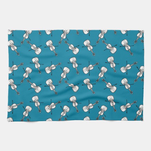Linge De Cuisine Motif violon (Horizontal)