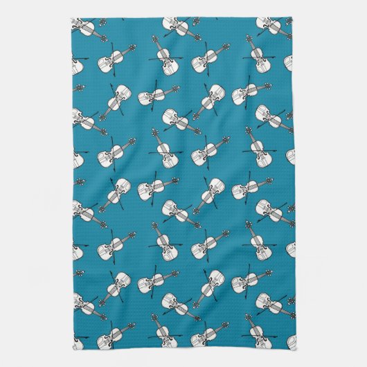 Linge De Cuisine Motif violon (Vertical)