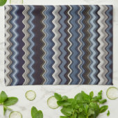 Linge De Cuisine Motif Wavy multicolore (Plié)