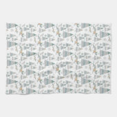 Linge De Cuisine Motif Western Winter Wood Fox (Horizontal)