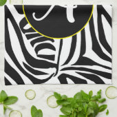 Linge De Cuisine Motif Zèbre (Plié)