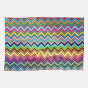 Linge De Cuisine Motif ZIGZAG - couleur + vos idées