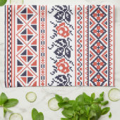 Linge De Cuisine Motifs de conception de point de croix (Plié)