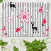 Linge De Cuisine Motifs de Noël (Plié)