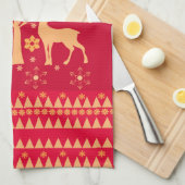 Linge De Cuisine Motifs de Noël (Quart Plié)