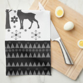 Linge De Cuisine Motifs de Noël (Quart Plié)